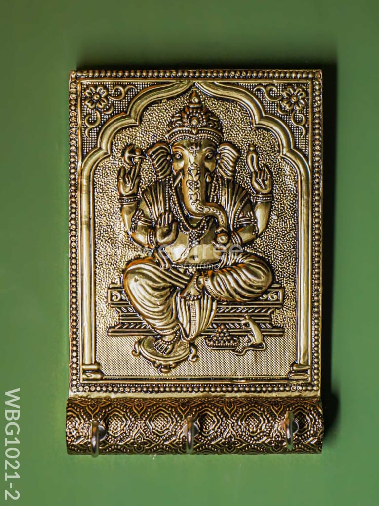 Ganesh Oxidised Keystand - Wbg1021 Gold Finish Key Hangers