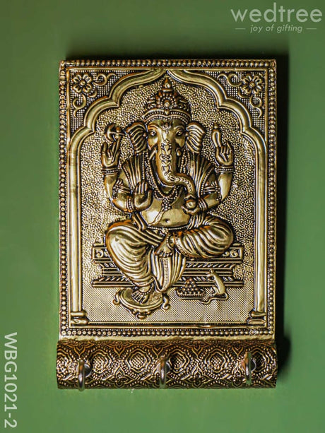 Ganesh Oxidised Keystand - Wbg1021 Gold Finish Key Hangers