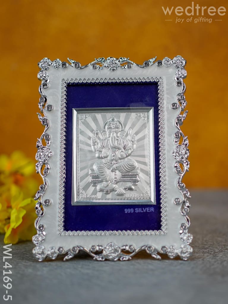 Ganesha 999 Silver Frame - Wl4169 9 X 7 Frames