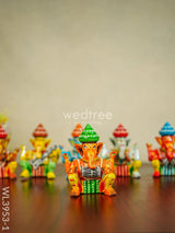 Ganesha Band Set - Wl3953 Wooden Decor