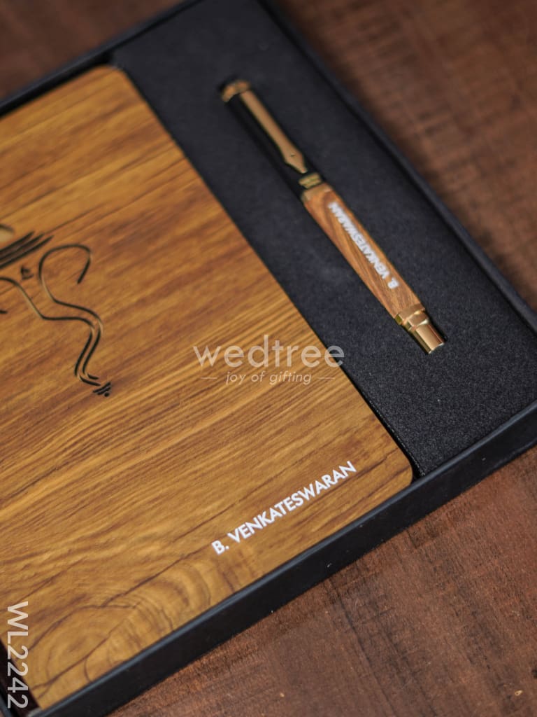 Ganesha Diary & Pen Gift Set - Wl2242 Corporate Gifts