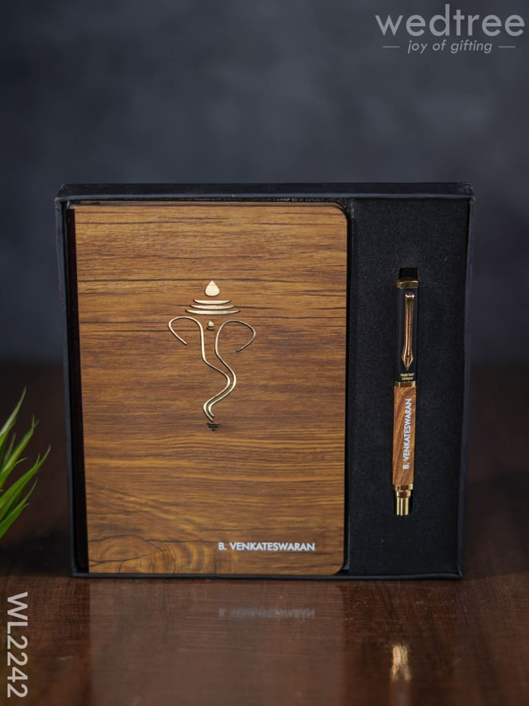 Ganesha Diary & Pen Gift Set - Wl2242 Corporate Gifts