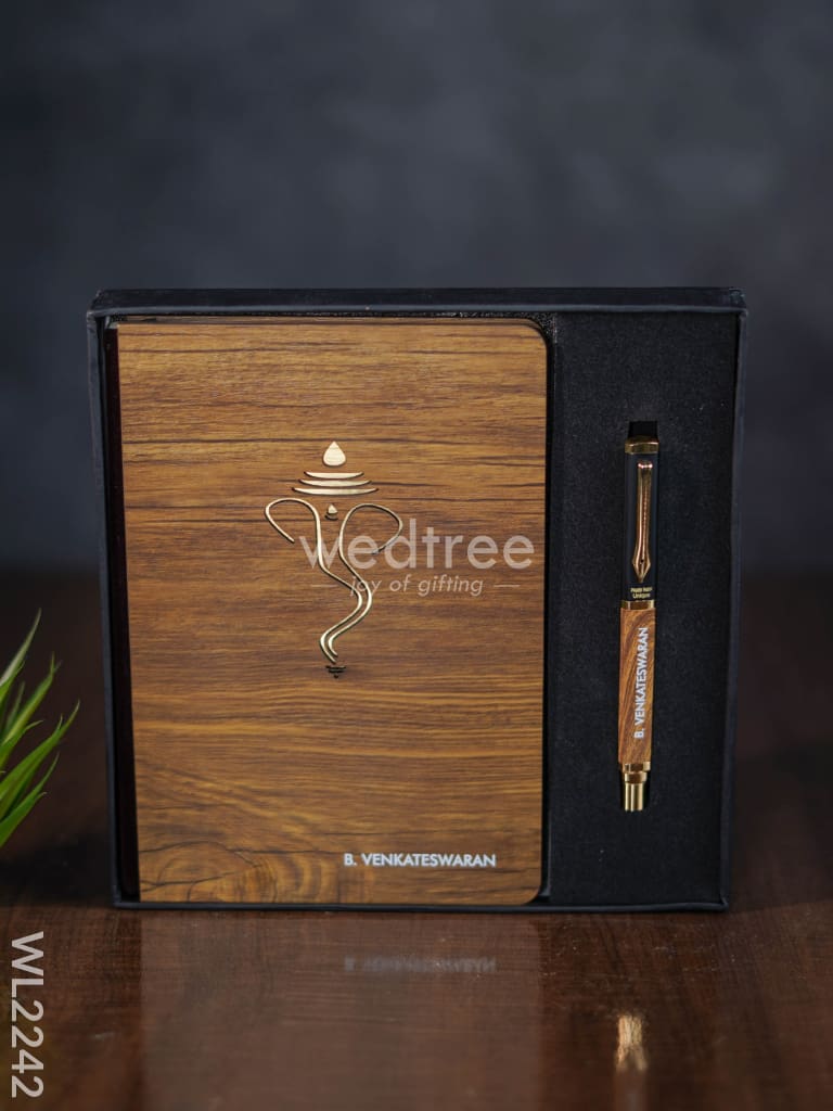 Ganesha Diary & Pen Gift Set - Wl2242 Corporate Gifts