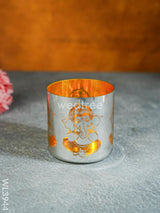 Ganesha Engraved Candle Holder - Wl3944 Candles & Votives