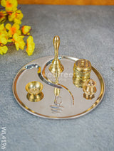 Ganesha Pooja Thali Set - Wl4196 Utilities