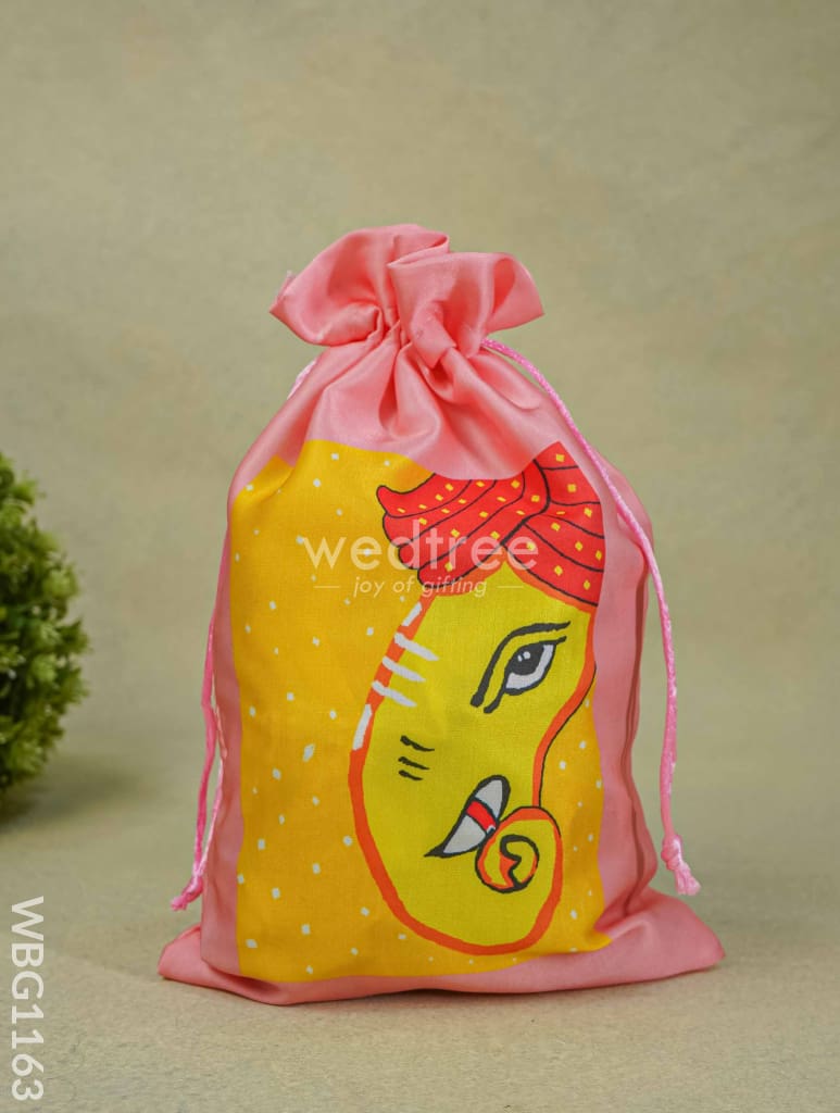 Ganesha Printed String Bag - 12 Inch Wbg1163 Bags