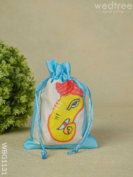 Ganesha Printed String Bag - Wbg1131 Bags