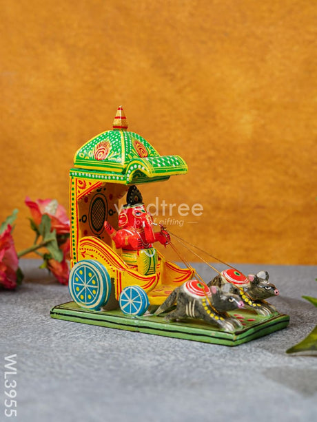 Ganesha Radham - Wl3955 Wooden Decor