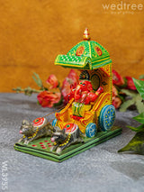 Ganesha Radham - Wl3955 Wooden Decor