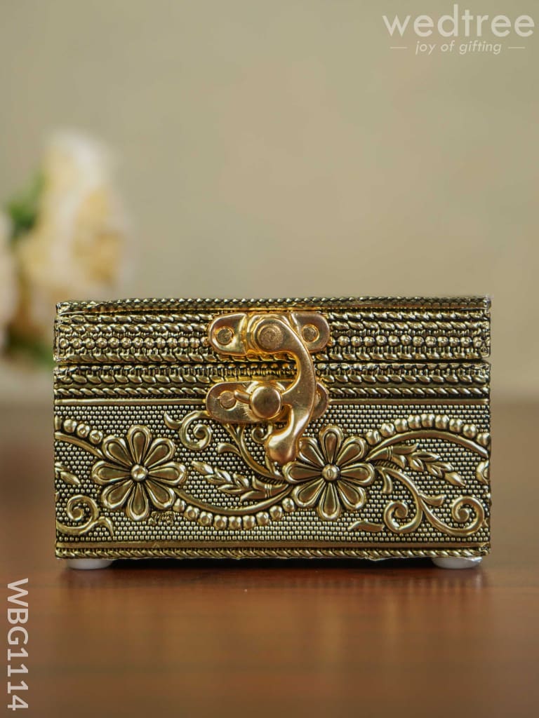 German Oxidised Trinket Box - Wbg1114 Jewellery Holders