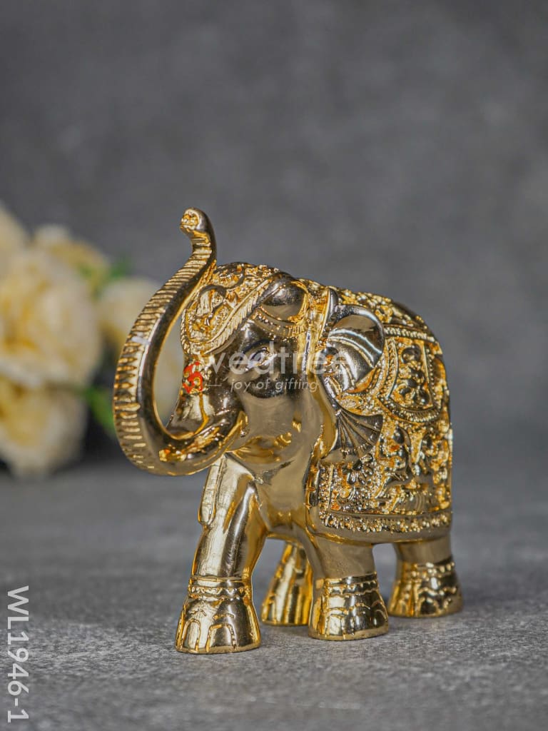 German Silver 4.5 Elephant - Wl1946 Figurines