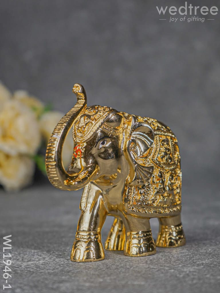 German Silver 4.5 Elephant - Wl1946 Figurines