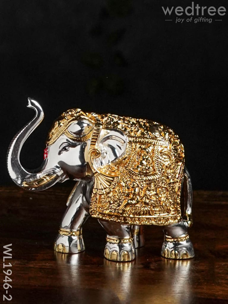 German Silver 4.5 Elephant - Wl1946 Gold Wl1946-2 Figurines