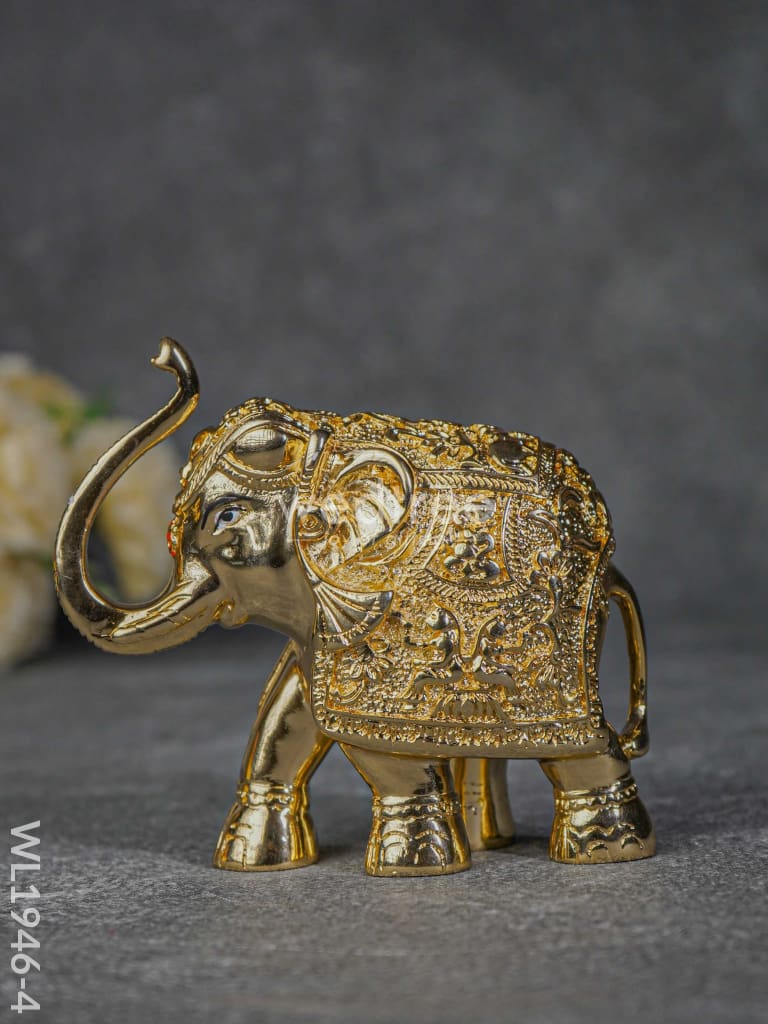 German Silver 4.5 Elephant - Wl1946 Gold Wl1946-4 Figurines