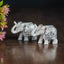 German Silver - Baby Elephant 1.5 Inch ( Set Of 2 ) Wl1292 Figurines