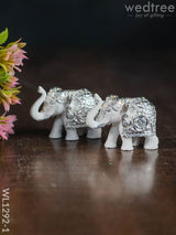 German Silver - Baby Elephant 1.5 Inch ( Set Of 2 ) Wl1292 Figurines