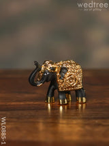 German Silver Baby Elephant (Set Of 2) - Wl0885 Figurines