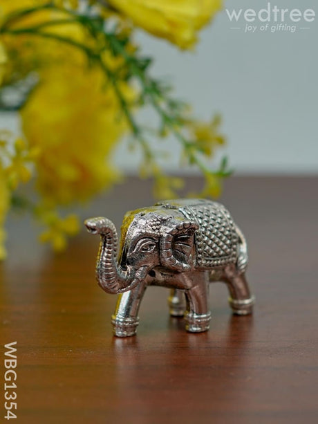 German Silver Baby Elephant - Wbg1354 Silver Figurine