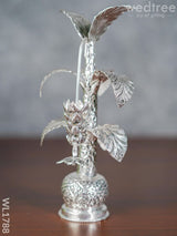 German Silver Banana Tree (Set Of 2) -8.5 Inches - Wl1788 Pooja Utility