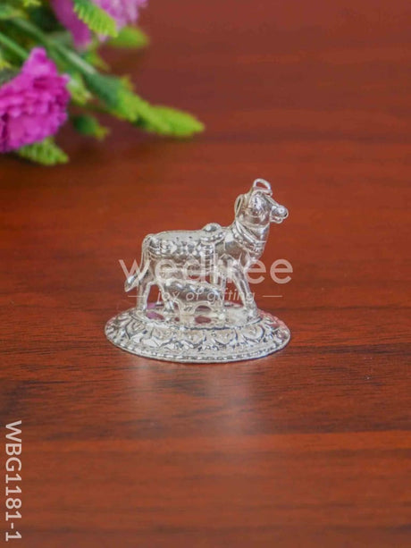 German Silver Cow Idol - Wbg1181 Silver Figurine