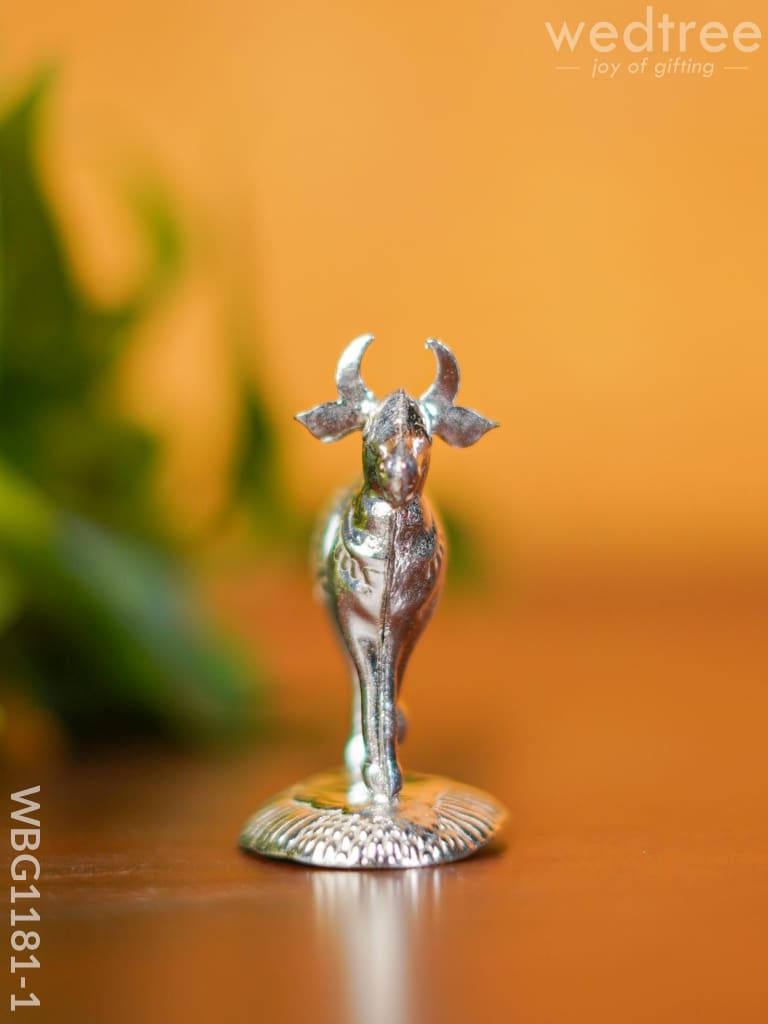 German Silver Cow Idol - Wbg1181 Divine Figurines