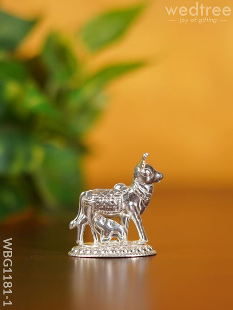 German Silver Cow Idol - Wbg1181 Small Divine Figurines