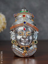 German Silver Lakshmi Face - Wl0617 Finish Pooja Utility