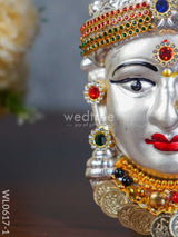 German Silver Lakshmi Face - Wl0617 Pooja Utility