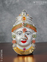 German Silver Lakshmi Face - Wl0617 Pooja Utility