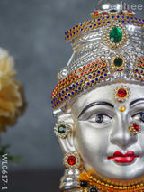 German Silver Lakshmi Face - Wl0617 Pooja Utility