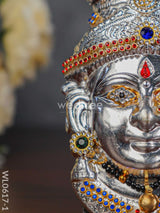 German Silver Lakshmi Face - Wl0617 Pooja Utility