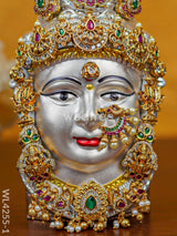 German Silver Lakshmi Face - Wl4255 1 Pooja Utility