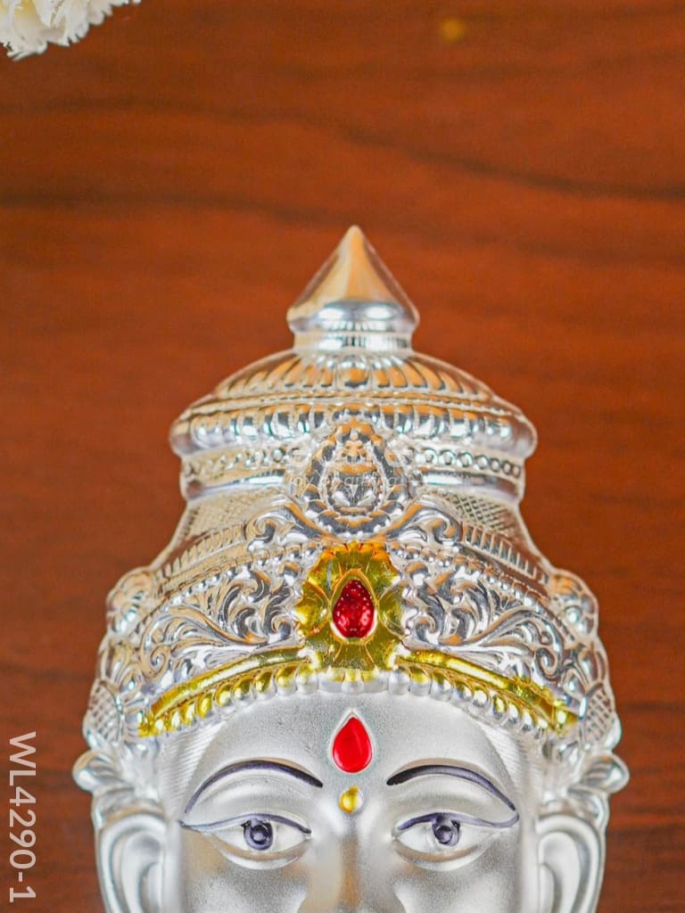 German Silver Lakshmi Face - Wl4290 Pooja Utility