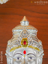 German Silver Lakshmi Face - Wl4290 Pooja Utility