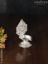 German Silver Lakshmi Diya -Wbg0079 Diyas