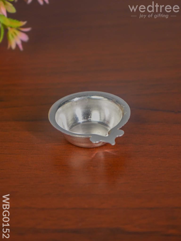 German Silver Diya - Wbg0152 Diyas