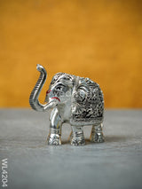 German Silver Elephant Figurine - 3 Inch Wl4204 Figurines