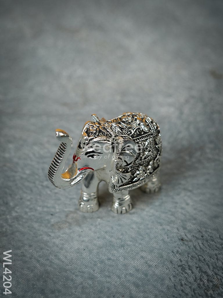 German Silver Elephant Figurine - 3 Inch Wl4204 Figurines