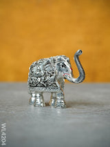 German Silver Elephant Figurine - 3 Inch Wl4204 Figurines