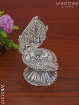 German Silver Ganesha Diya - Wbg1177 Diyas