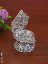 German Silver Ganesha Diya - Wbg1177 Diyas