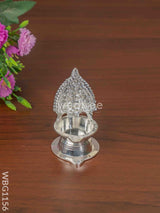 German Silver Kamatchi Diya - 3.2 Inch Wbg1156 Diyas