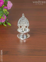 German Silver Kamatchi Diya - 3 Inch Wbg1157 Diyas