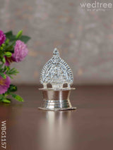 German Silver Kamatchi Diya - 3 Inch Wbg1157 Diyas