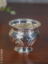 German Silver Kumkum Bowl - Wbg1101 Small Pooja Utility Rg