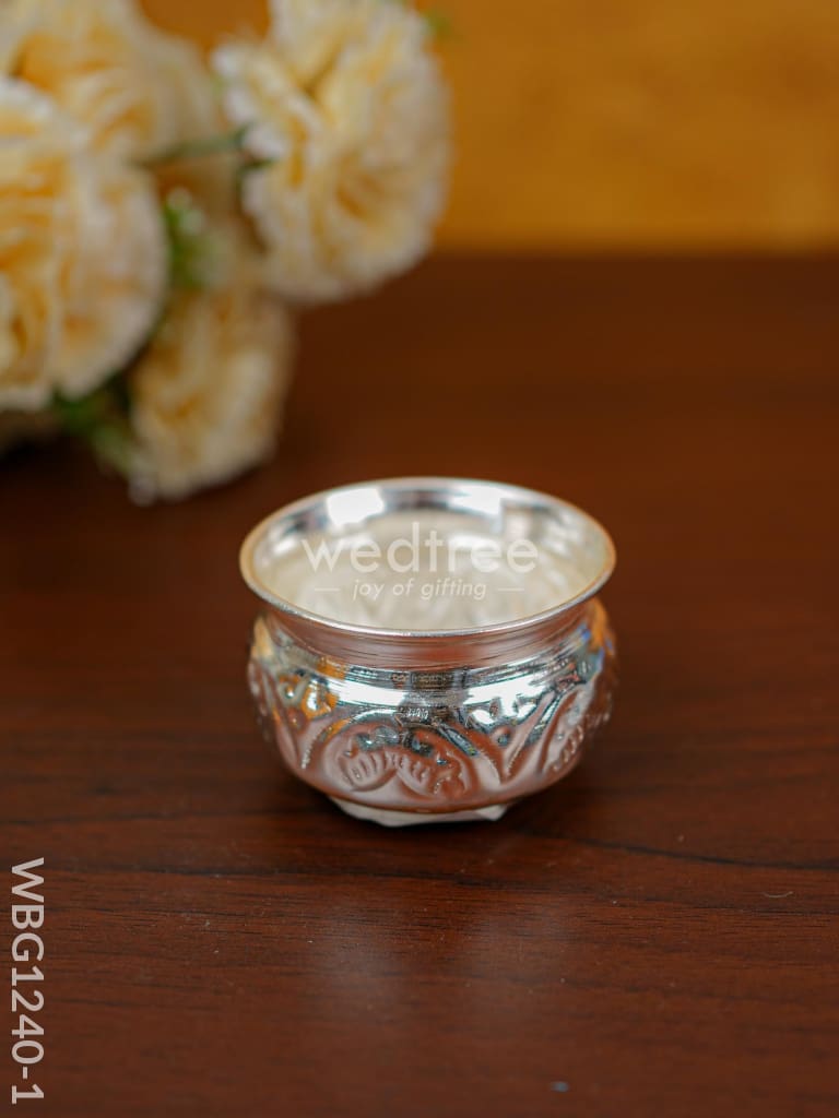 German Silver Kumkum Bowl - Wbg1240 Holder Rg