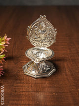 German Silver Lakshmi Diya - Wbg0825 Diyas