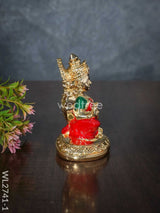 German Silver Lakshmi Idol - Wl2741 Figurines