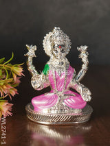 German Silver Lakshmi Idol - Wl2741 Figurines