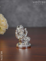 German Silver Lakshmi Idol - Wl3274 Figurines